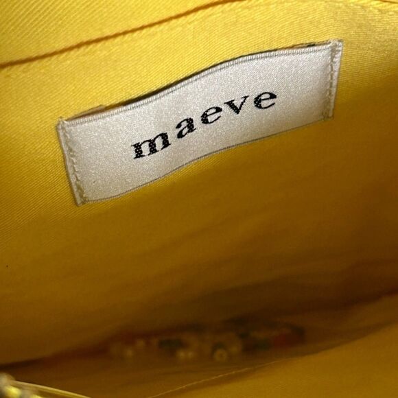 🍅 ANTHROPOLOGIE FIONA MEDIUM BEADED TOMATO STRIPE VEGGIE EDITION POUCH NWT - Picture 3 of 4